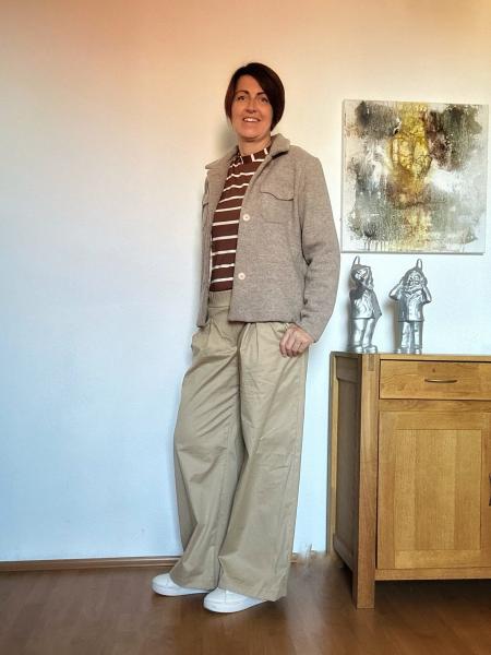 Fadenkäfer Papierschnittmuster Hemdjacke Flo Damen